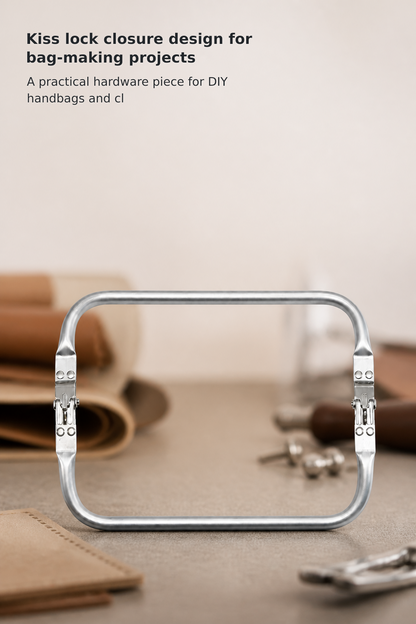 7.87-Inch Metal Kiss-Lock Purse Frame