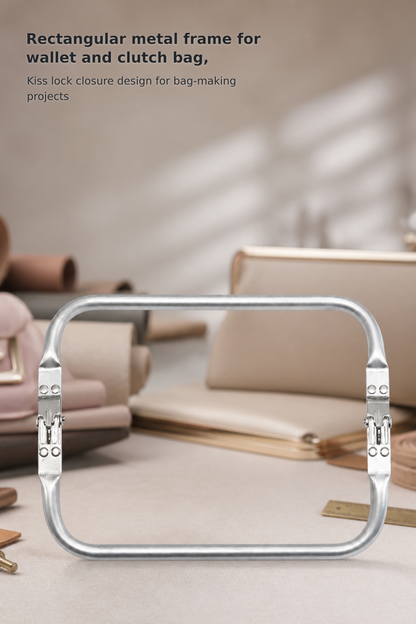 7.87-Inch Metal Kiss-Lock Purse Frame